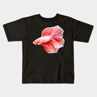 Red halfmoon Kids T-Shirt